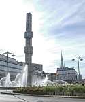 Стокгольм, фонтан "Хрустальная указка"