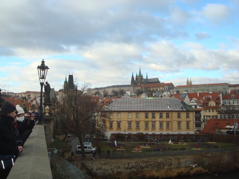 Вид на Пражский град с Карлова моста