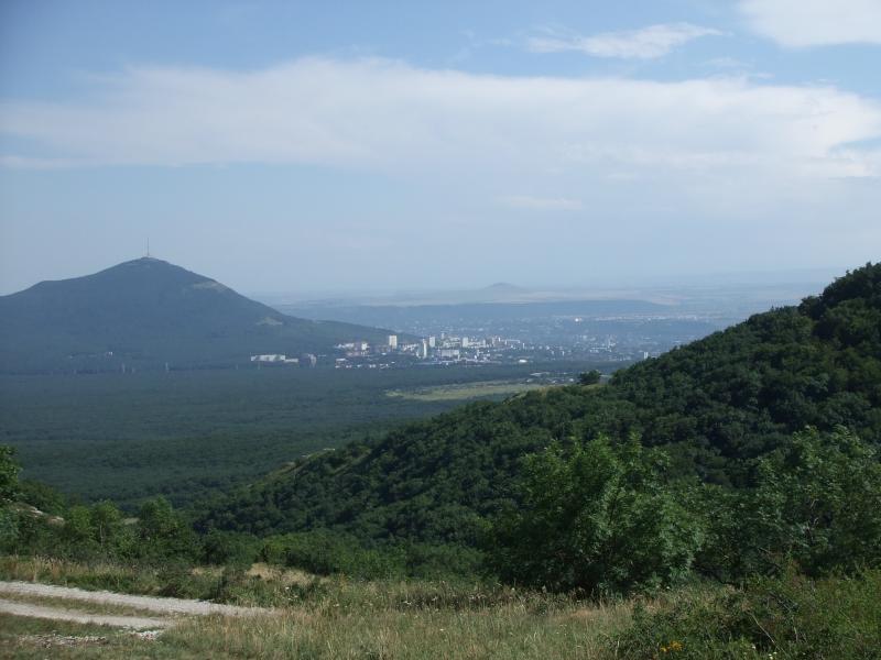 Вид на Пятигорск с Бештау