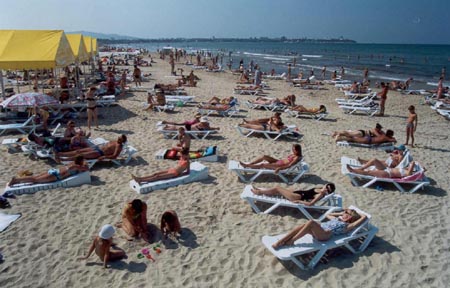 Анапа Россиянка лечебный пляж