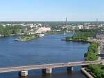 Вид на город и залив с крепостной башни