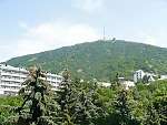 Вид из номера на Машук. Пятигорск 2011. Тарханы