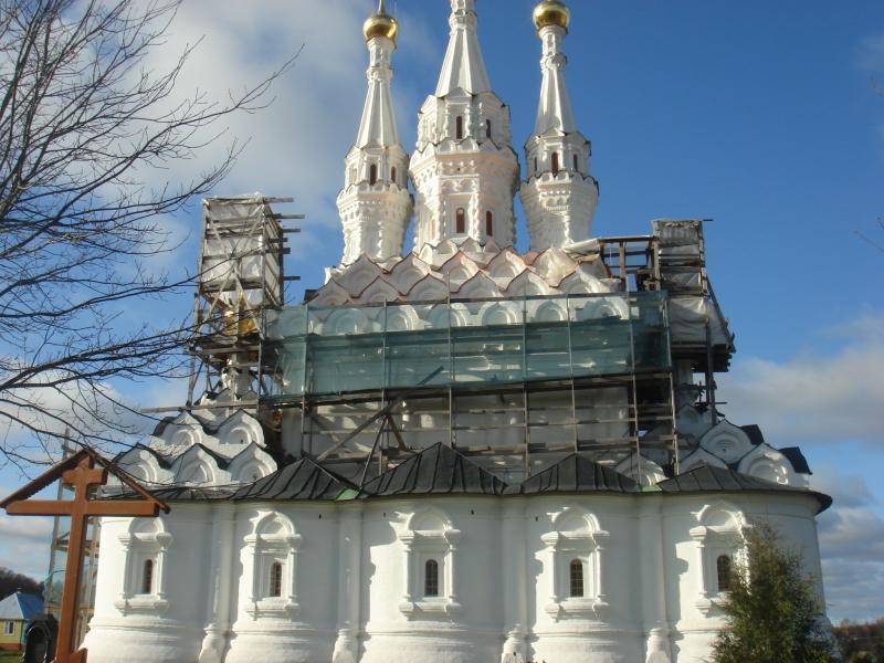 Вязьма.
Церковь Одигитрии. Иоанно-Предтеченского монастырь. Возведена церковь в 1638 г.