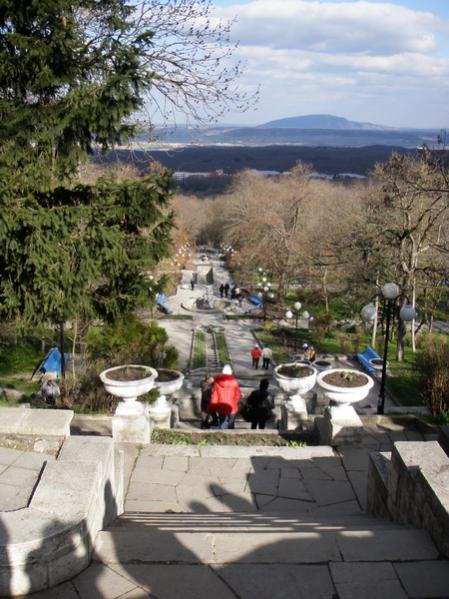 Железноводск, лестница в парке
